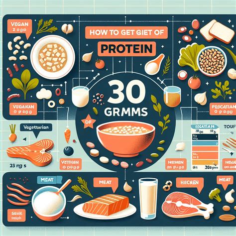 Cómo obtener 30 g de proteína proteína ET