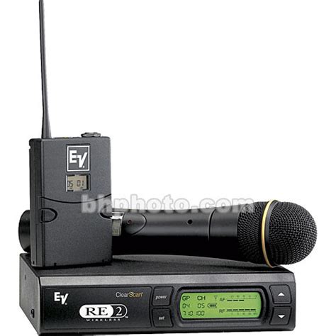 Electro Voice RE 2 UHF Wireless Combo Microphone F 01U 139 539