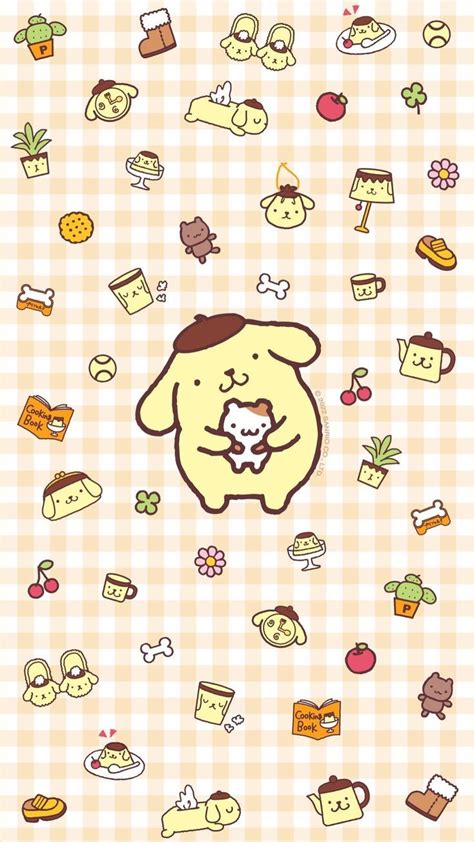 Pompompurin Hello Kitty Wallpaper Sanrio Wallpaper Cute Drawings