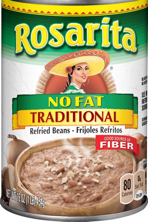 Calories In Refried Beans Fat Free From Old El Paso