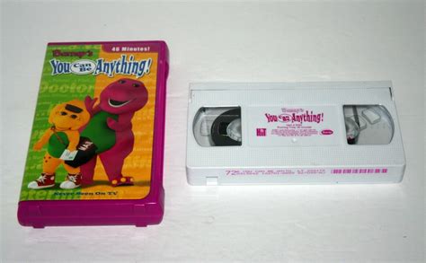 Barney S You Can Be Anything VHS Video Tape 1983 46 Minutes Purple