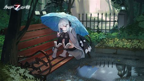 Anime girl sitting on bench – Telegraph