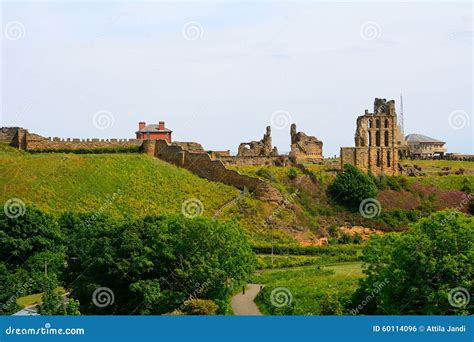 The Ruins Of Tynemouth Priory And Castle Royalty-Free Stock Photo ...