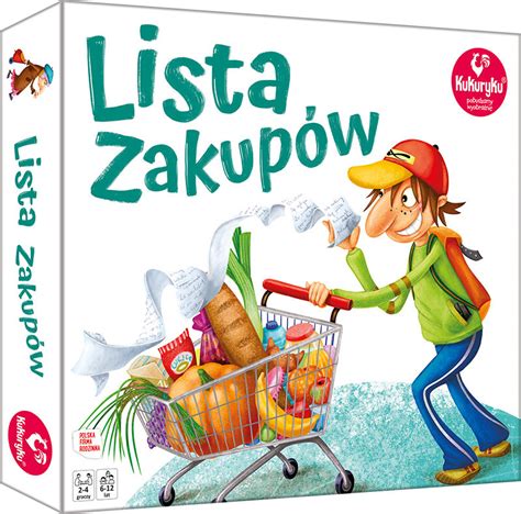 Kukuryku Lista zakupów gra planszowa Kukuryku Sklep EMPIK