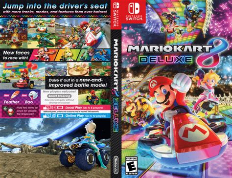 mario kart 8 deluxe custom box art : r/NintendoSwitchBoxArt