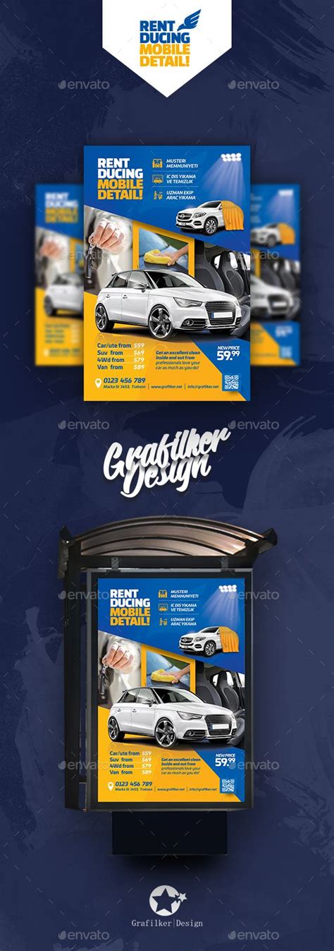 Eye-Catching Car Wash Poster Templates