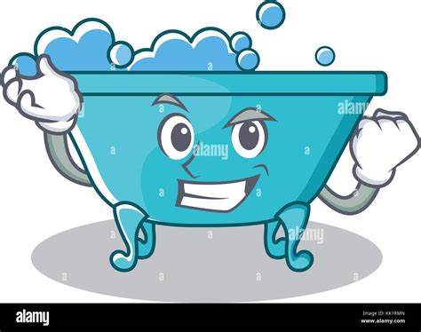 Successful bathtub character cartoon style Stock Vector Image & Art - Alamy