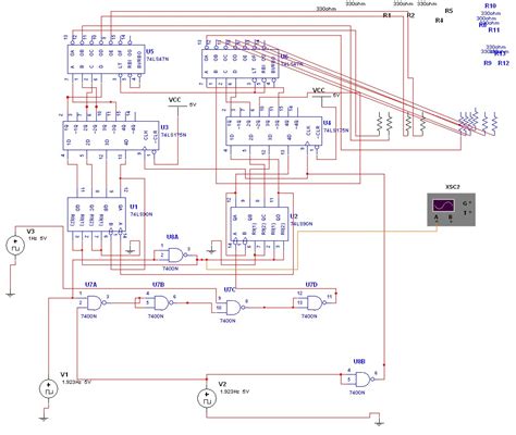 Digital Speedometer Circuit Diagram