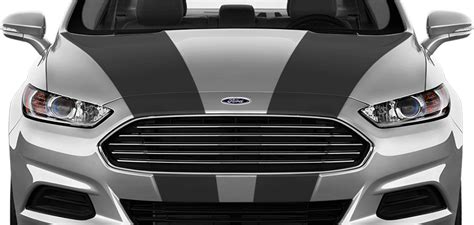 Ford Fusion Hood Side Stripes Vinyl Decal Graphic Striping Kit Fits