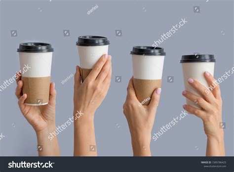 Hand Holding Cup Front Images Stock Photos Vectors Shutterstock