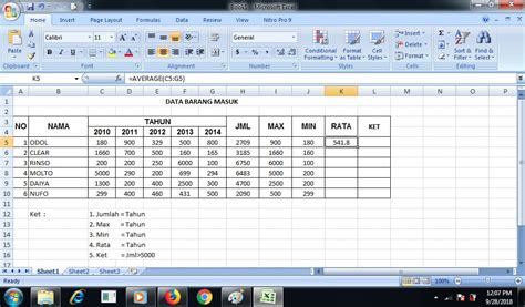 Cara Menggunakan Rumus Average Homecare24