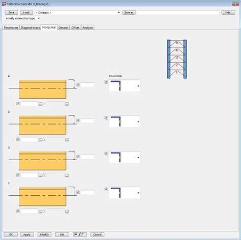 X Bracing Tekla User Assistance