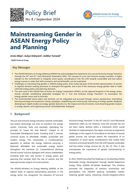 Energy And Climate Outlook In Asean Under Bruneis Chairmanship Green