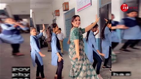 VIRAL VIDEO : 'Gulabi Sharara' Dance: Teacher and Students Steal the ...