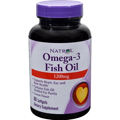 Омега 3 Natrol Omega 3 1200 мг 60 кап купить в интернет-магазине ...