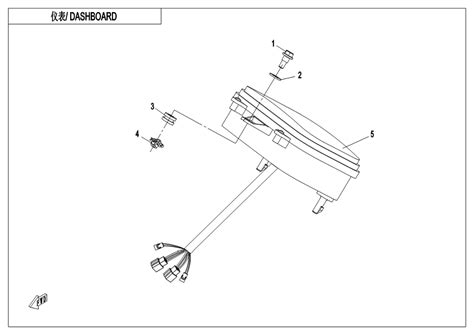 Diagram Cfmoto Uforce Cf Uu Dashboard F Cfmoto Usa