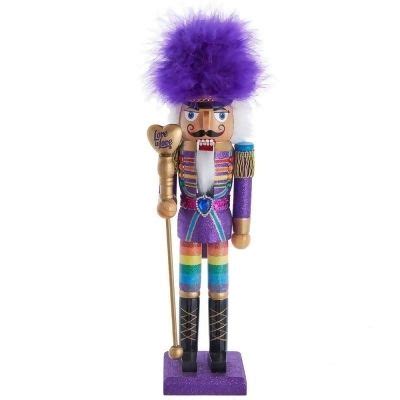 Kurt S Adler F In Wooden Gay Pride Nutcracker Navidad