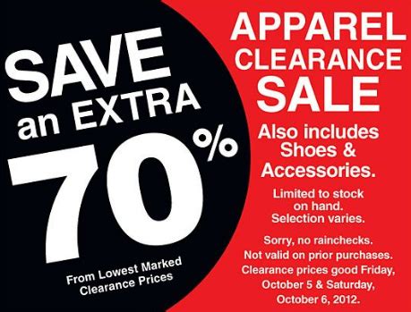 Fred Meyer: Additional 70% off Clearance Apparel, Shoes & Accessories ...