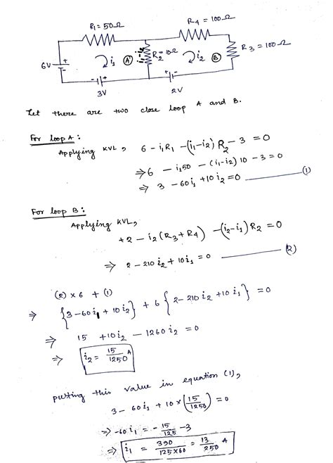 [solved] Use Kirchhoff S Law To Estimate Current In The Resistance R2 Course Hero