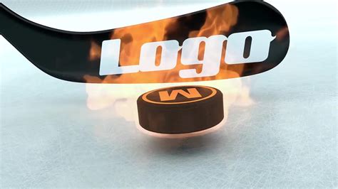 Hockey Stick & Puck Sports Logo - After Effects Templates | Motion Array