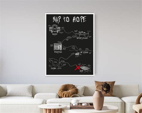 Nf Map To Hope Poster Nf Art T For Music Lovers Nf Etsy