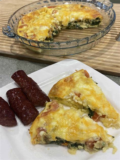 Crustless Quiche Quick And Easy Emmandis Kitchen