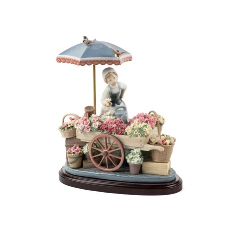 Bid Now Lladro Flowers Of The Season 1454 Porcelain Figure January