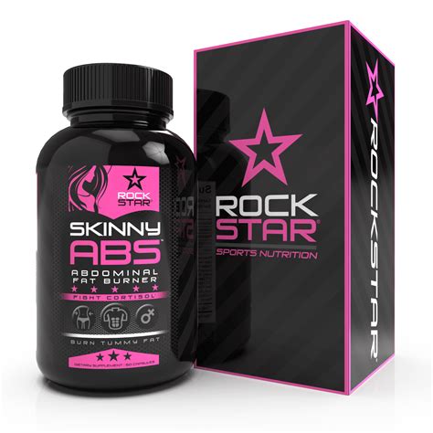 Skinny Abs By Rockstar Targeted Thermogenic Diet Pill For 6 Pack Abs