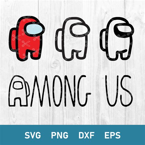 Bundle Among Us Svg Among Us Svg Among Us Game Vector Amo Inspire Uplift