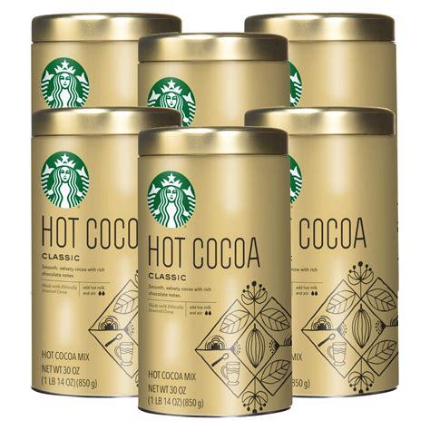 Starbucks Classic Hot Cocoa Mix Ounce Tin Pack Of Walmart