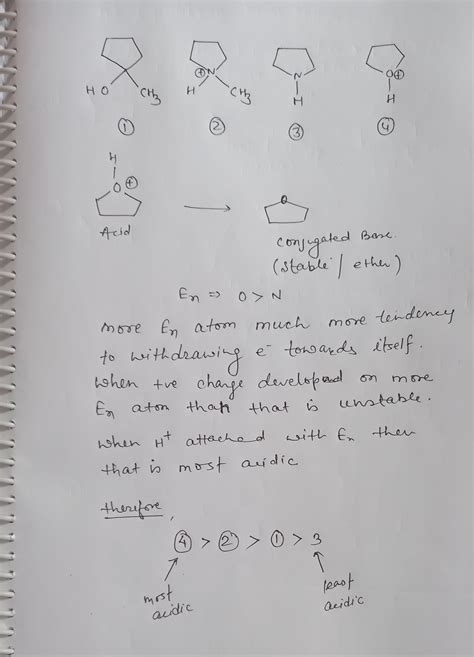 [solved] Rank The Following In Order Of Decreasing Acidity You May Use Course Hero