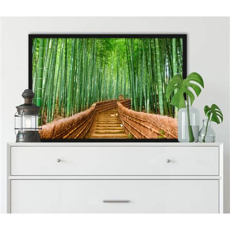 Sansibar Home Gerahmtes Poster Kyoto Japan Bamboo Forest Wayfair De