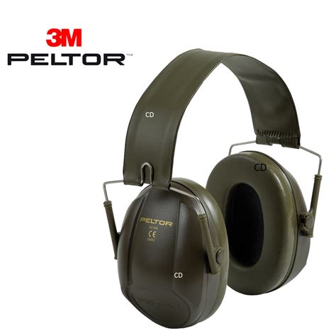 Casque Anti Bruit Peltor M Bull S Eye Vert Avec Serre Tete Pliable