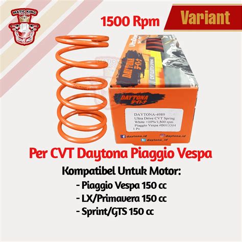 Jual Per CVT Vespa LX Primavera Sprint GTS 150cc DAYTONA Racing 1500