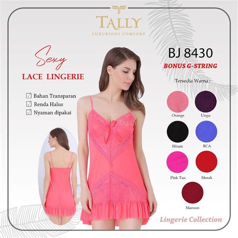 Jual Tally Baju Tidur Lingerie I Free Size Shopee Indonesia