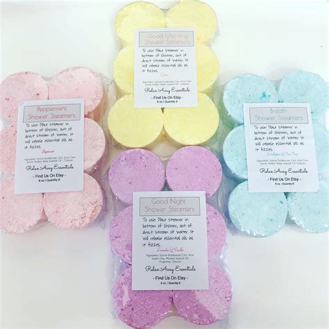 Shower Steamers with Essential Oils