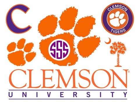 Clemson svg Clemson Tigers svg svg dxf cricut silhouette