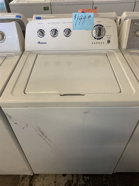 Amana Washing Machine Washer White Super Size Warehouse Pricing