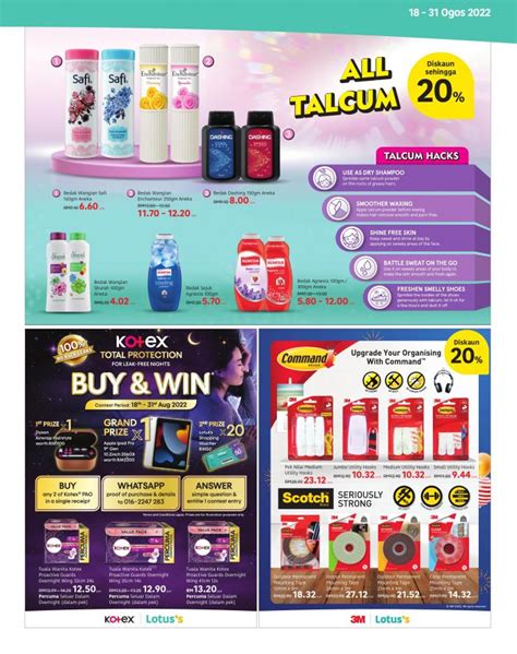 Tesco Lotus S Lebih Jimat Promotion Catalogue August