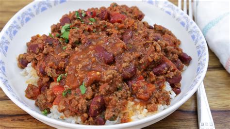 Chili Con Carne Recipe How To Make Chili Con Carne Youtube