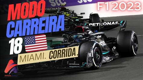 F1 2023 18 MODO CARREIRA CORRIDA MIAMI É O QUE TEM PRA HOJE