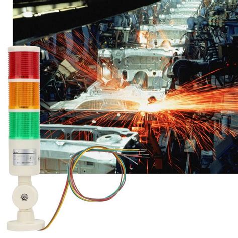 Buy Red Orange Green CNC Machine Warning LED Indicator Alarm Signal