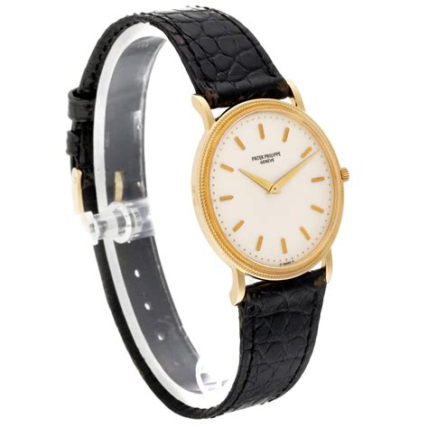 Patek Philippe Calatrava Yellow Gold D Stock Swisswatchexpo