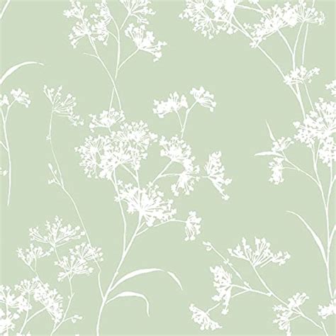 Best Sage Green Floral Wallpaper