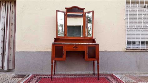 Mueble Tocador Antiguo Estilo Ingl S Eduardiano El Viejo Ode N