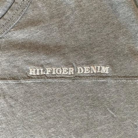 Tommy Hilfiger Men S Grey T Shirt Depop