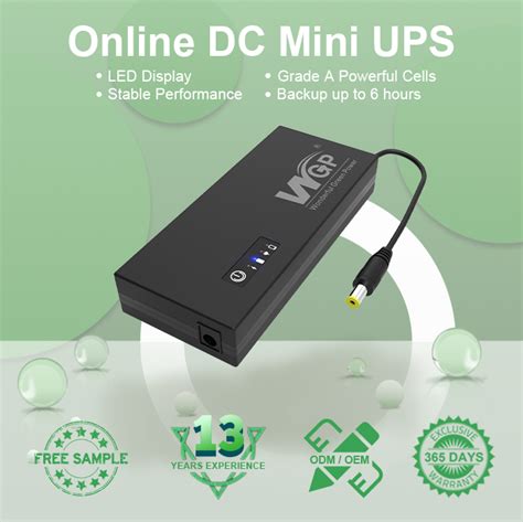 Wgp 12volt Power Bank Supply Battery 12 V 12v 3a Mini Dc Ups With 1 2 3