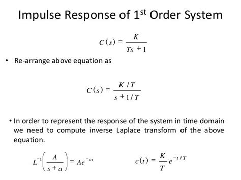 Lecture 13 14 Timedomainanalysisof1stordersystems