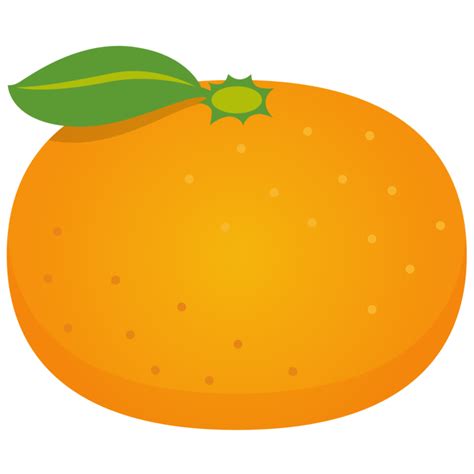 商用フリー・無料イラストみかん（mandarin Orange）01 商用okフリー素材集「ナイスなイラスト」