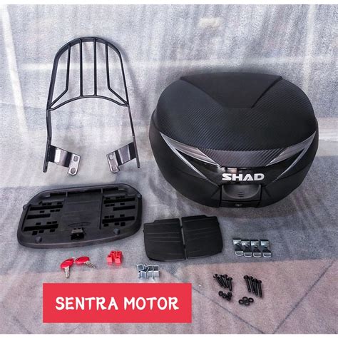 Jual Box Shad Sh Carbon Sh Plus Breket Box Buat Semua Motor